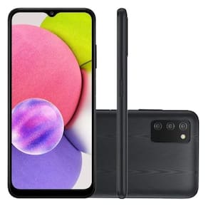 Usado: Samsung A03s 64 GB Preto - Muito Bom
