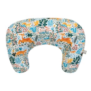 Almofada de amamentação Boppy Colorful Forest Animals, tamanho maior