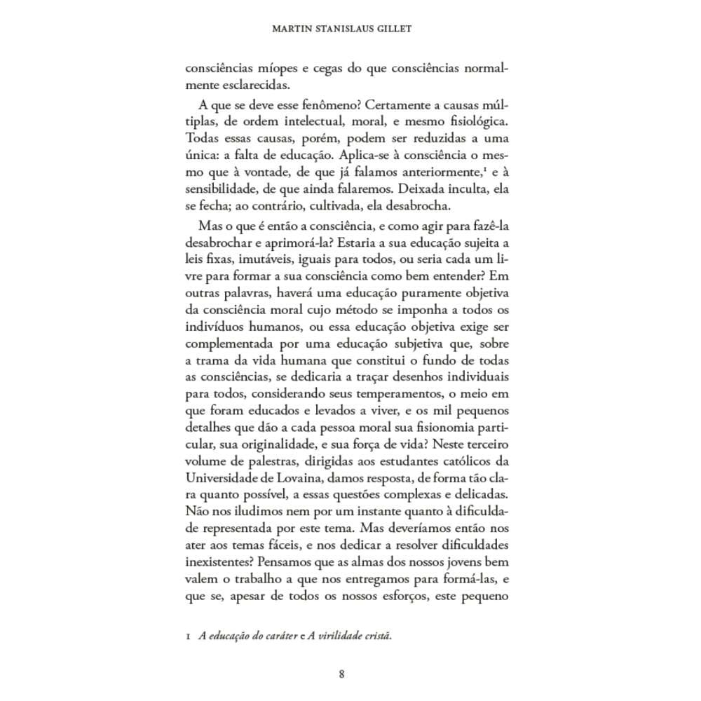 A educação da consciência