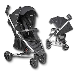 Carrinho De Bebe Helios Ii Melange Preto - Kiddo
