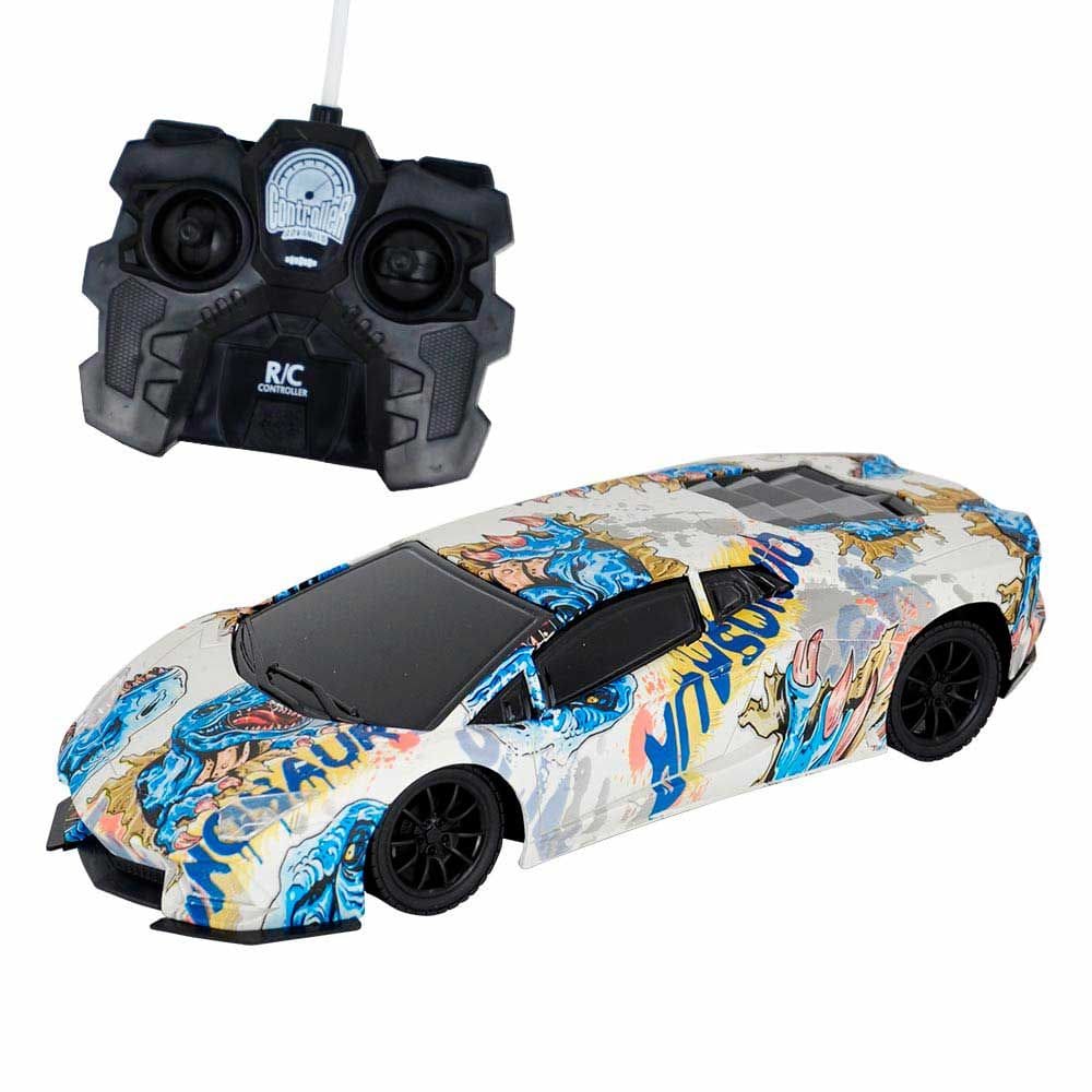 Carrinho de Controle Remoto - Runfast 1 - Azul - DM Toys