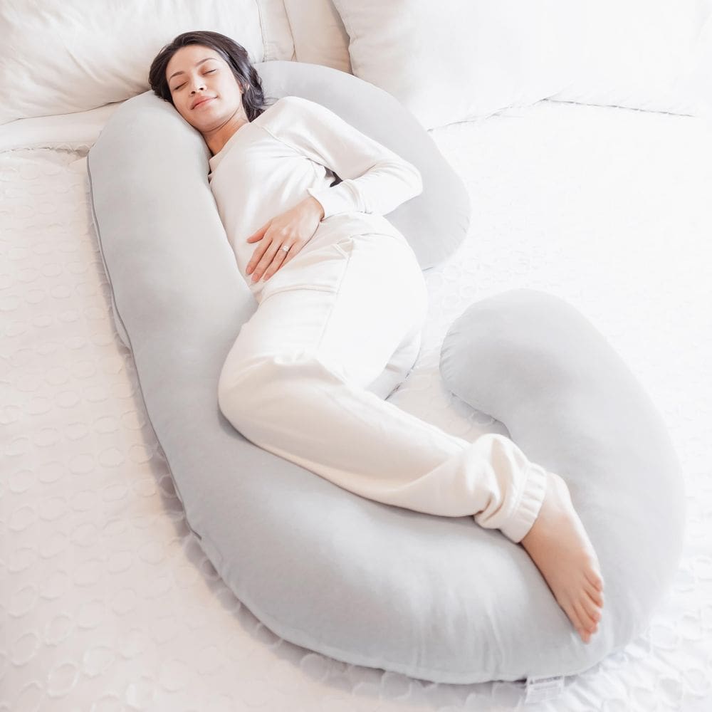Almofada de gravidez e pós-parto Regalo Premium Ultra Soft Grey