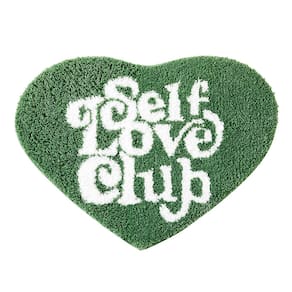 Tapete Aldopein Cute Funky Self Love Club Heart Green