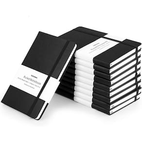 Caderno de jornal Huhuhero College Ruled 120 g/m², 5x8,25, pacote com 10