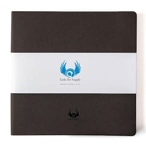 Caderno de esboços Leda Art Supply Square 10x10 cm com 160 páginas