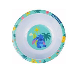 Tigela Infantil Melamina 450ml 16cm Stitch Disney - Tuut