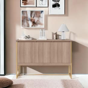 Aparador Buffet com 3 Portas Bari Montana Dourado