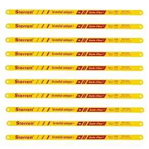 Lâmina Serra Manual 12 POL Bimetal 24 Dentes com 10 Unidades 1224 STARRETT