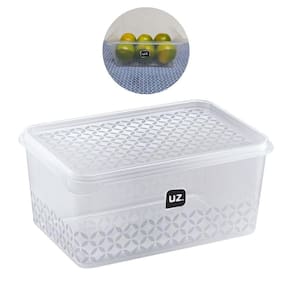 Pote Multiuso C/ Tampa 3 Lt Transparente Microondas Freezer