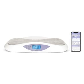 Smart Baby Scale Hubble Grow Track Growth com o aplicativo HubbleClub