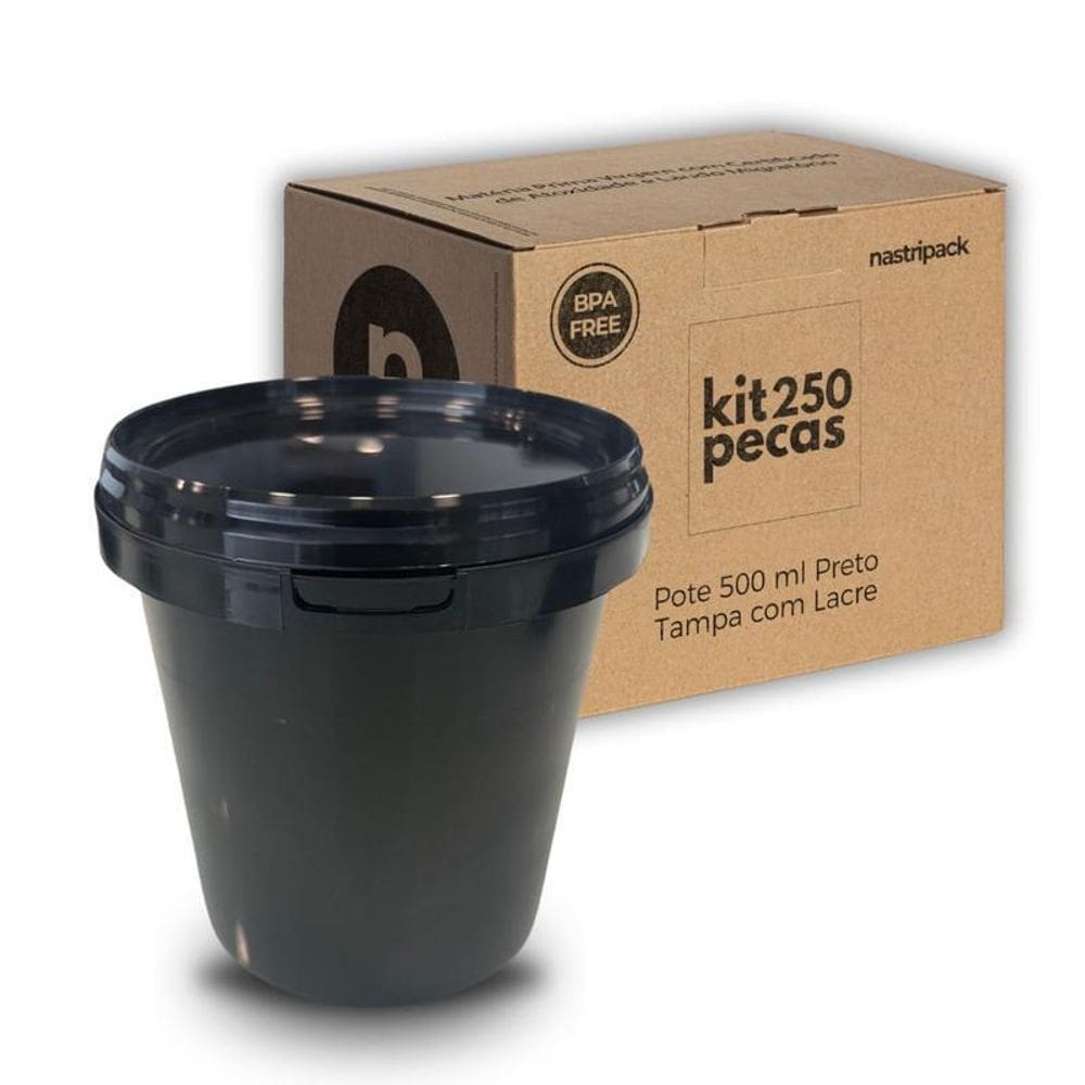 Pote 500Ml Para Festa Infantil - Kit Com 250 Pçs