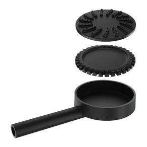 Queimador Palmatoria Médio Completo De Alta Pressão 13cm