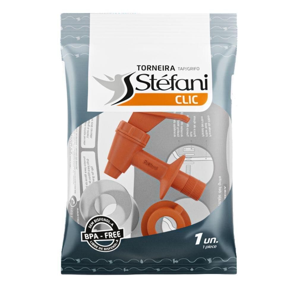 Kit 04 Un Torneira  Stéfani Clic P Filtros Gravidade