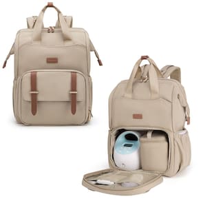 Mochila com bomba de mama e bolsa de fraldas Mochila mommore