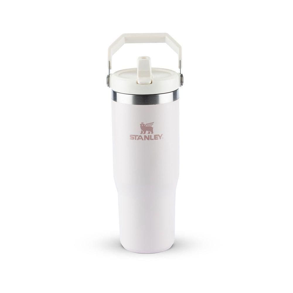 Garrafa Térmica Flip Straw Em Inox Rose Quartz 887ml Stanley