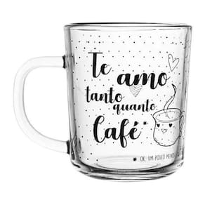 Caneca 220ml Te Amo 2 Unidades