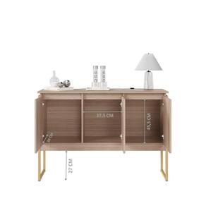 Jogo de Buffets Modernos Verona Montana Dourado