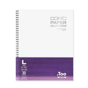Caderno de esboços Copic Wire-Bound L 9x12cm 30 folhas 157gsm branco