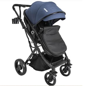 Carrinho De Bebe Vox Ii Melange Marinho - Kiddo