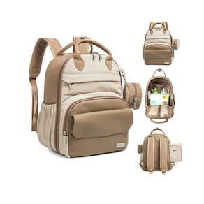 Mochila para fraldas KeaBabies PLAY 12L de capacidade à prova d`água