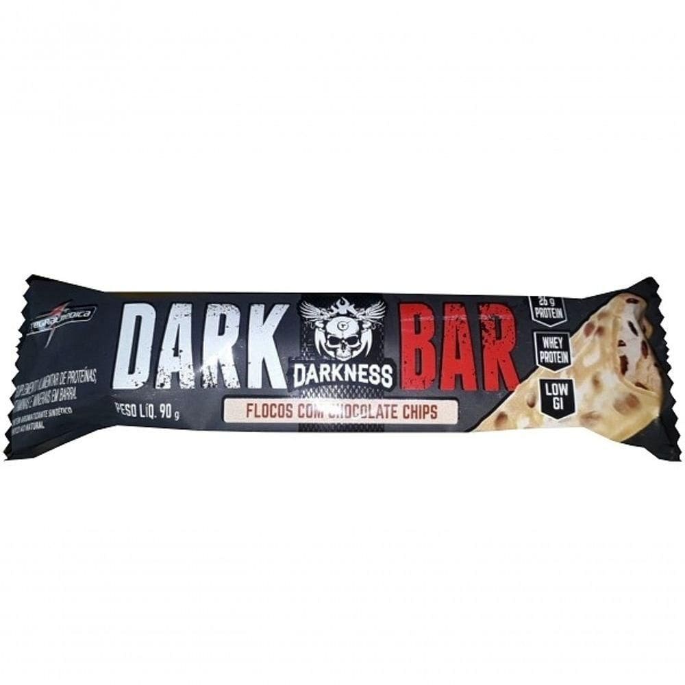 Dark Bar (90g) - Sabor: Flocos C- Chocolate Chips