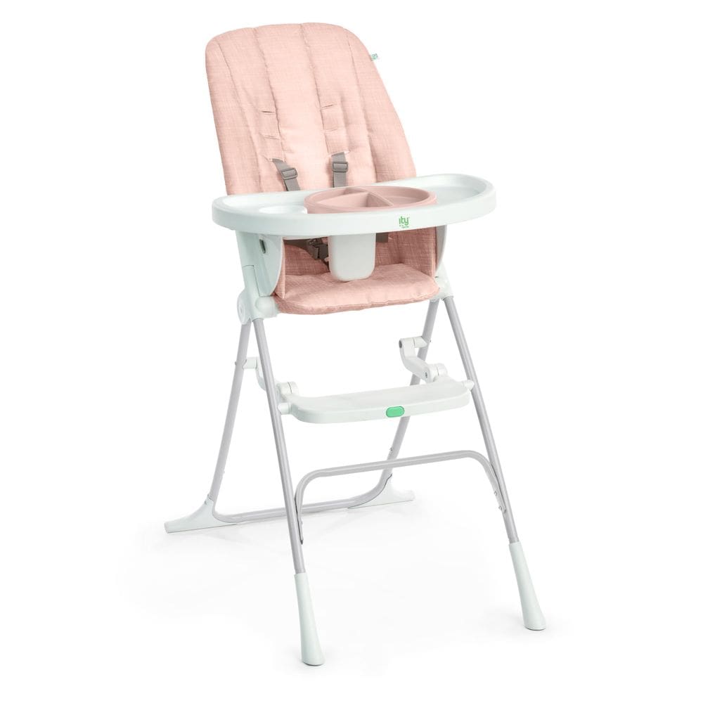 Cadeira alta dobrável compacta Ingenuity City Sun Valley Pink
