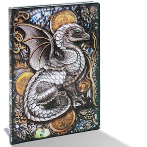 Jornal Wunhunew 3D Dragon DND A5 200 páginas em couro