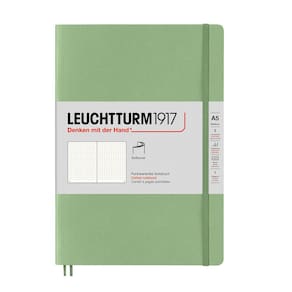 Caderno LEUCHTTURM1917 Capa mole média A5 123 páginas numeradas