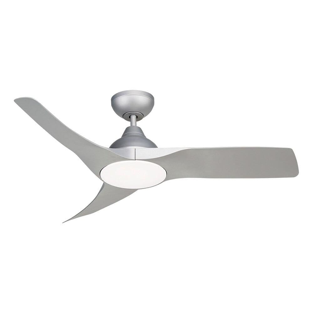 Ventilador de Teto EOS Turbo Vento 3 Pás com Controle Remoto 112cm 150W Prata EVX110S Bivolt