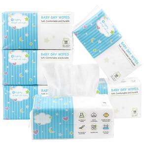Toalhetes secos para bebês Orighty Baby Dry Wipes 600 unidades