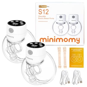 Bomba de mama minimomy Hands-Free Double Wireless 24 mm (2 ct)