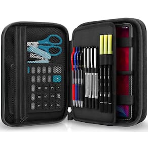 Bolsa de armazenamento, caneta, estojo para lápis, Zannaki, grande capacidade