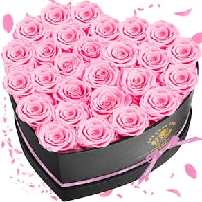 Rosa preservada em caixa em forma de coração Impouo 27 Forever Flowers