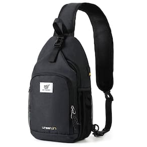 Mochila tiracolo Sling Bag SKYSPER RFID para viagem preta