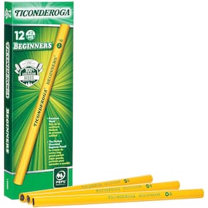 Lápis Ticonderoga PPNE Beginner Primary Size #2 HB Amarelo