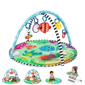 Tapete aquático Baby Einstein Sea Floor Explorers com brinquedos sensoriais
