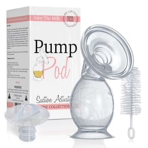 Coletor de leite materno Save The Milk Pump Pod 130 ml com acessórios