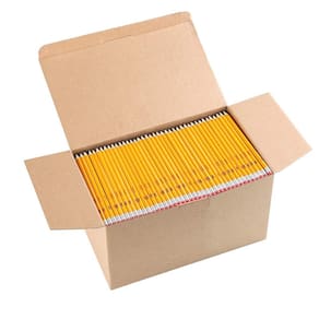 Lápis Madisi Wood-Cased #2 HB amarelo pré-afiado x1000