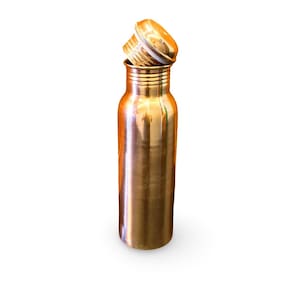 Garrafa de Água de Cobre Puro Ayurveda Antivazamento - 800ml