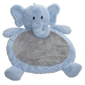 Tapete de bebê Mary Meyer Bestever Blue Elephant 31 x 23 polegadas