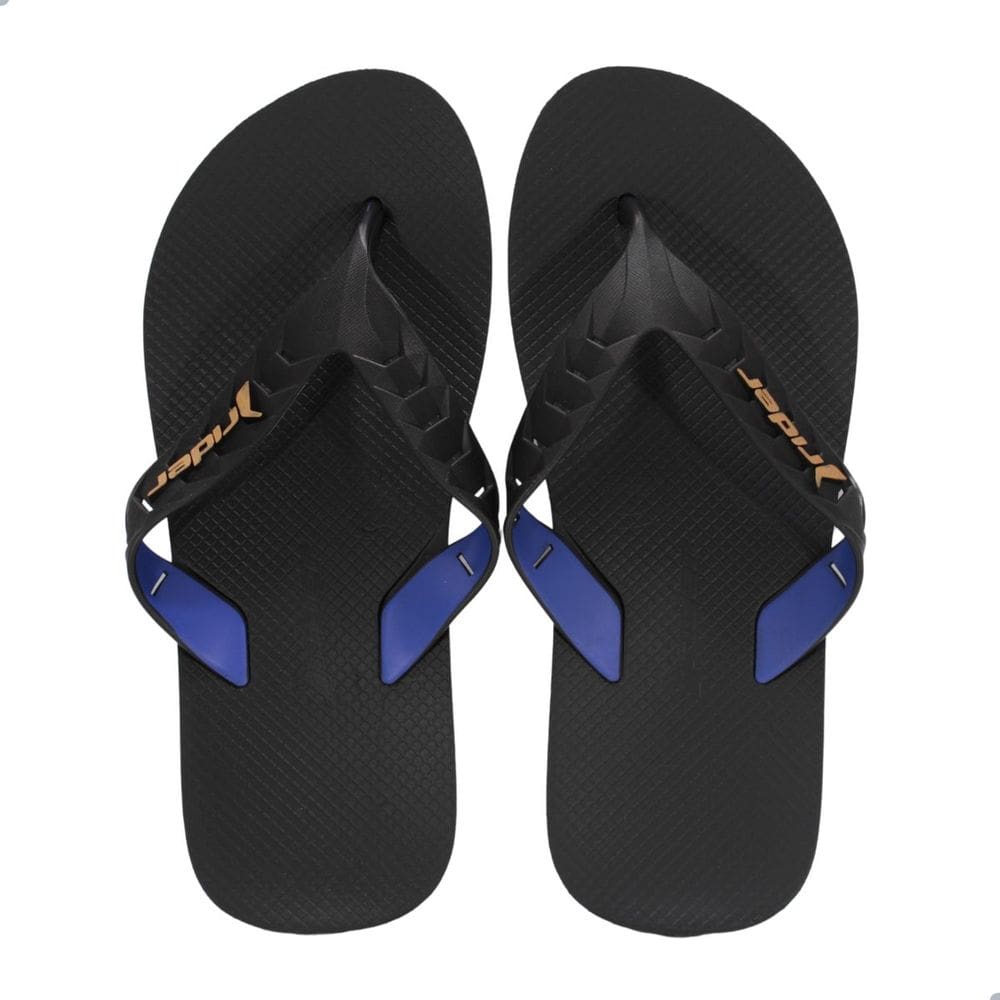 Chinelo Rider Street Duo Preto com Azul