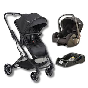 Carrinho De Bebe Zig Zag + Bebe Conforto + Base - Kiddo