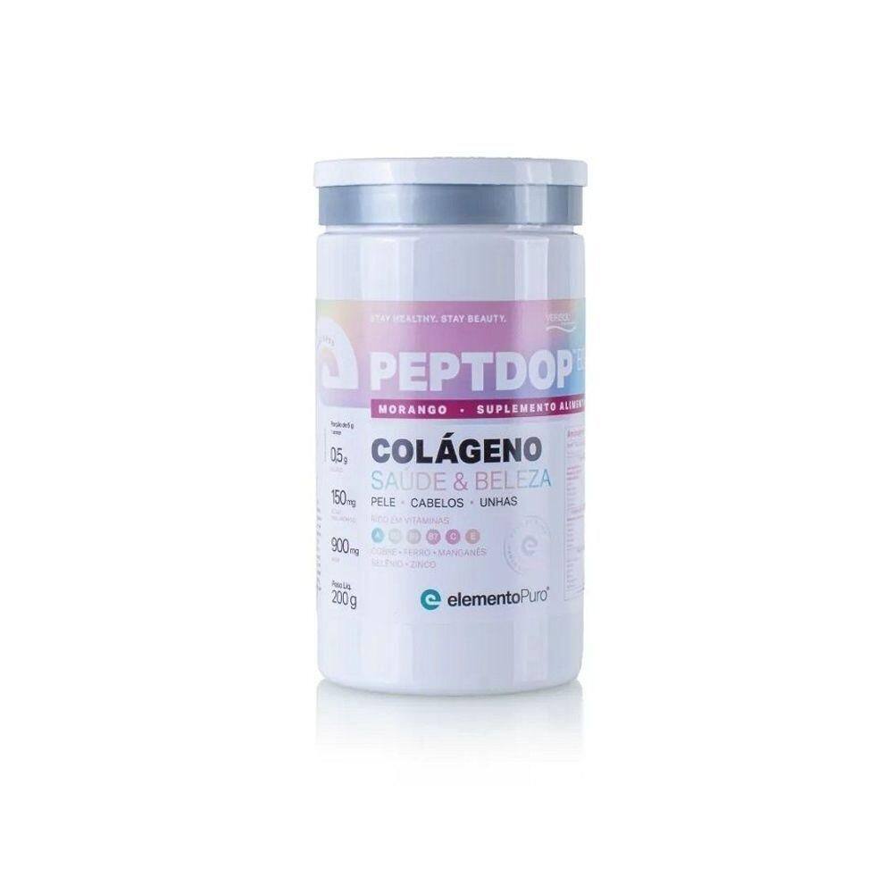 Peptdop Beauty (200g) - Sabor: Morango