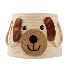 Cesta de tecido Hugaboom para cães grandes com alças para armazenamento