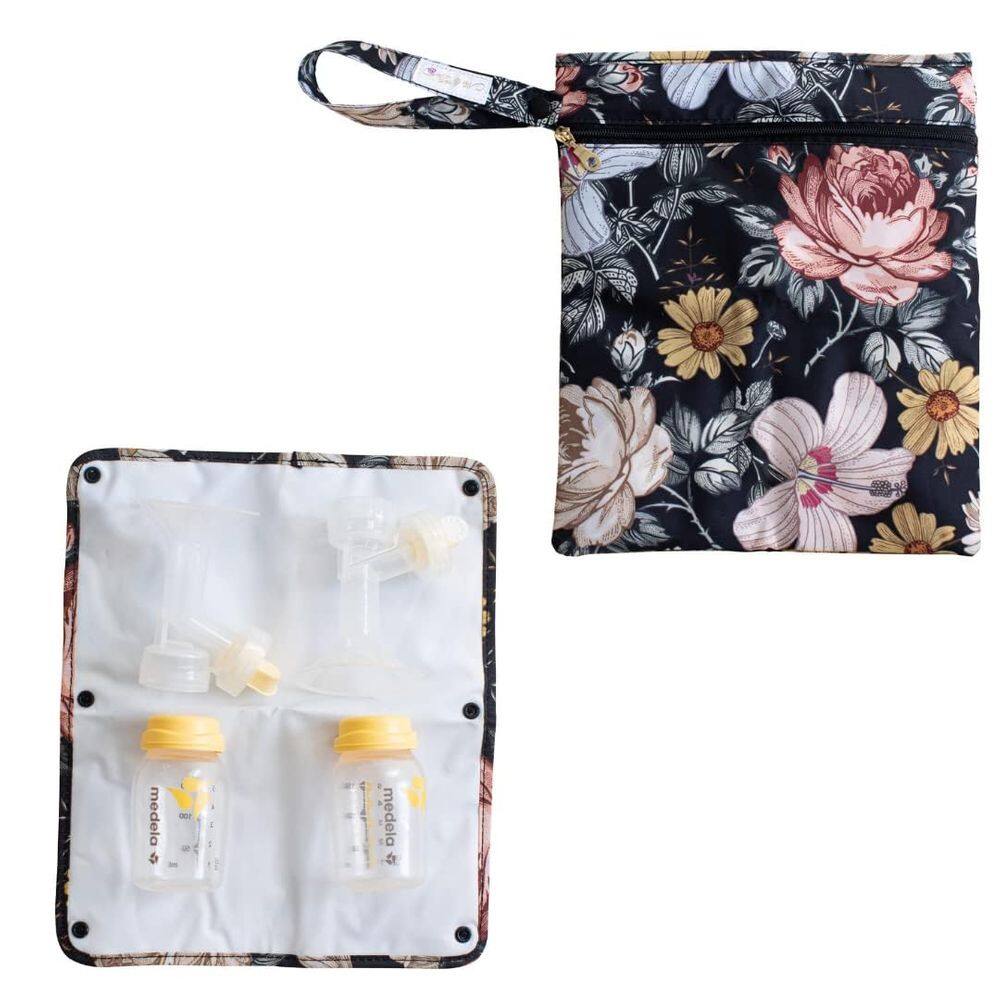 Bolsa úmida e seca para peças de bomba de mama Iris & Ella reutilizável