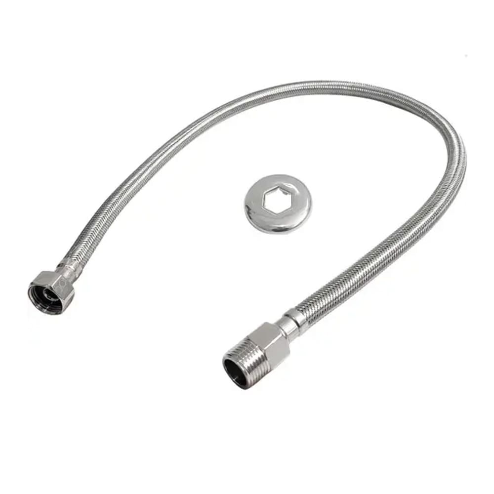 Engate Flexivel Inox Macho Femea 1/2 X 120CM - Blukit