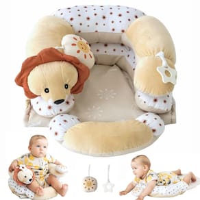 Tummy Time Mat e almofadas de apoio para assentos Aila+Aiden 2 em 1