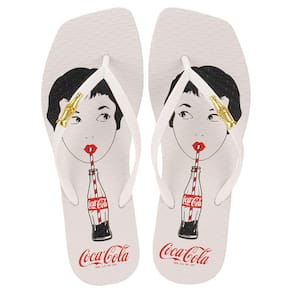 Chinelo Feminino Carlo Square Coca-Cola Cc4326