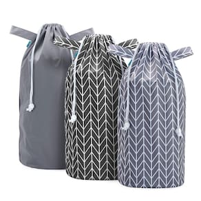 Pacote de 3 bolsas úmidas reutilizáveis Pail Liner Teamoy para fraldas de pano