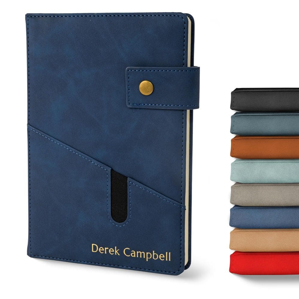 Notebook Promot Diário personalizado forrado em couro A5